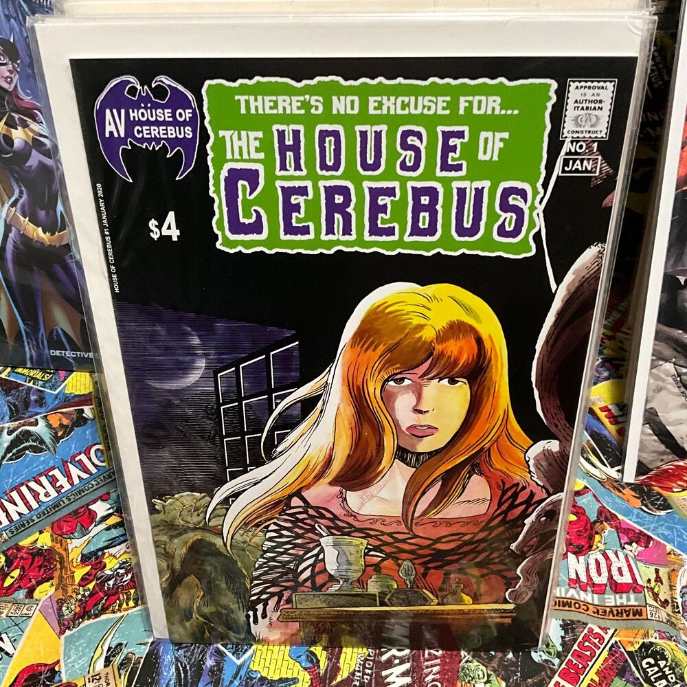 House of Cerebus #1 Rare AV Comics, House of secrets #92 Homage